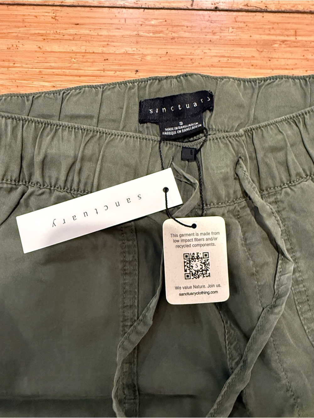 Sanctuary Olive Green Drawstring Utility jogger Pants - Picture 6 of 6